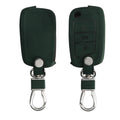 kwmobile Car Key Cover Compatible with VW Golf 7 MK7 3-Button Car Key Fob Faux Leather Protector Key Cover