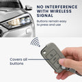 kwmobile Car Key Fob Cover Compatible with VW Golf 7 MK7 3-Button Car Key Artificial Leather Protective Cover Key Case