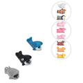 kwmobile 3x Kabelschutz Tiere kompatibel mit Apple Lightning Kabel - verschiedene Tier Motive - Charger Ladekabelschutz - Cable Protector Mehrfarbig  [dsg02]