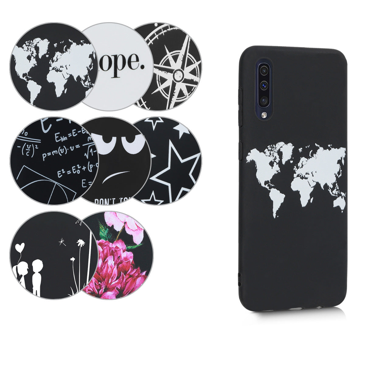 kwmobile Case Compatible with Samsung Galaxy A50 - Silicone Phone Cover