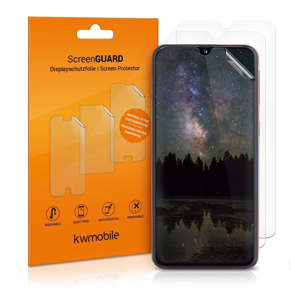 3x Crystal Clear Film for Samsung Galaxy A40