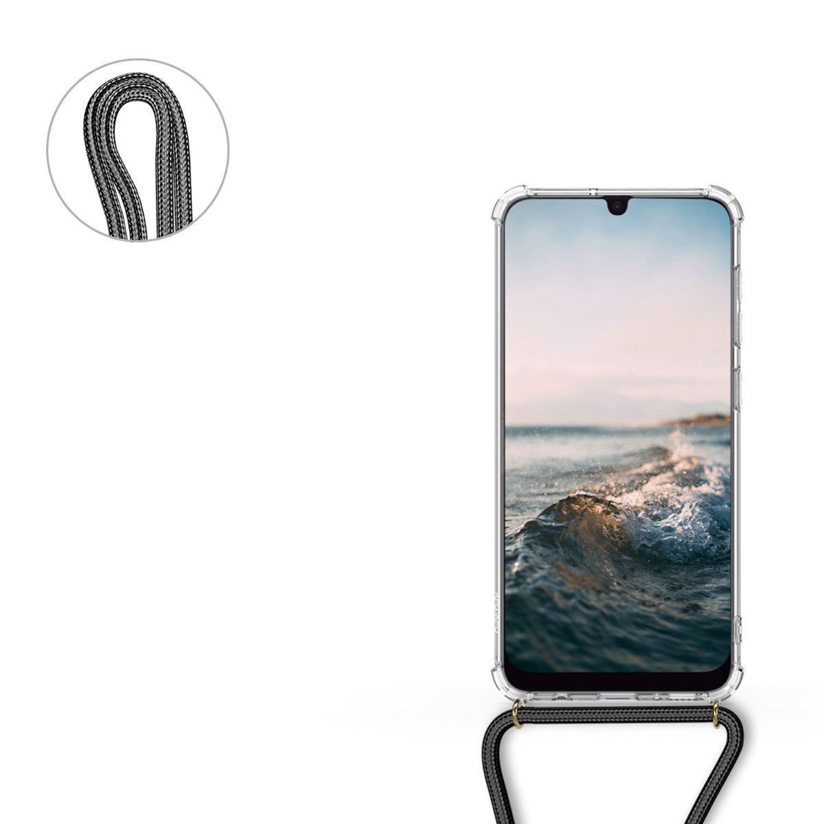 kwmobile Necklace Case compatible with Samsung Galaxy A50 Cover