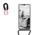 kwmobile Necklace Case Compatible with Samsung Galaxy A70 Silicone Cover with Lanyard Mobile Phone Case
