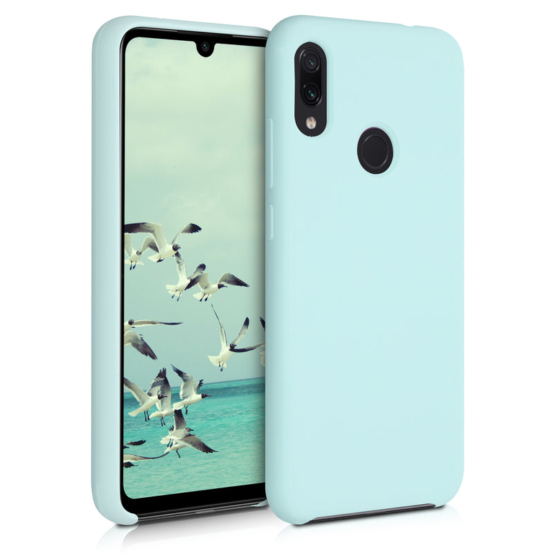 kwmobile Phone Case for Xiaomi Redmi Note 7 / Note 7 Pro - Silicone Case - Wireless Charging - Protective Cover