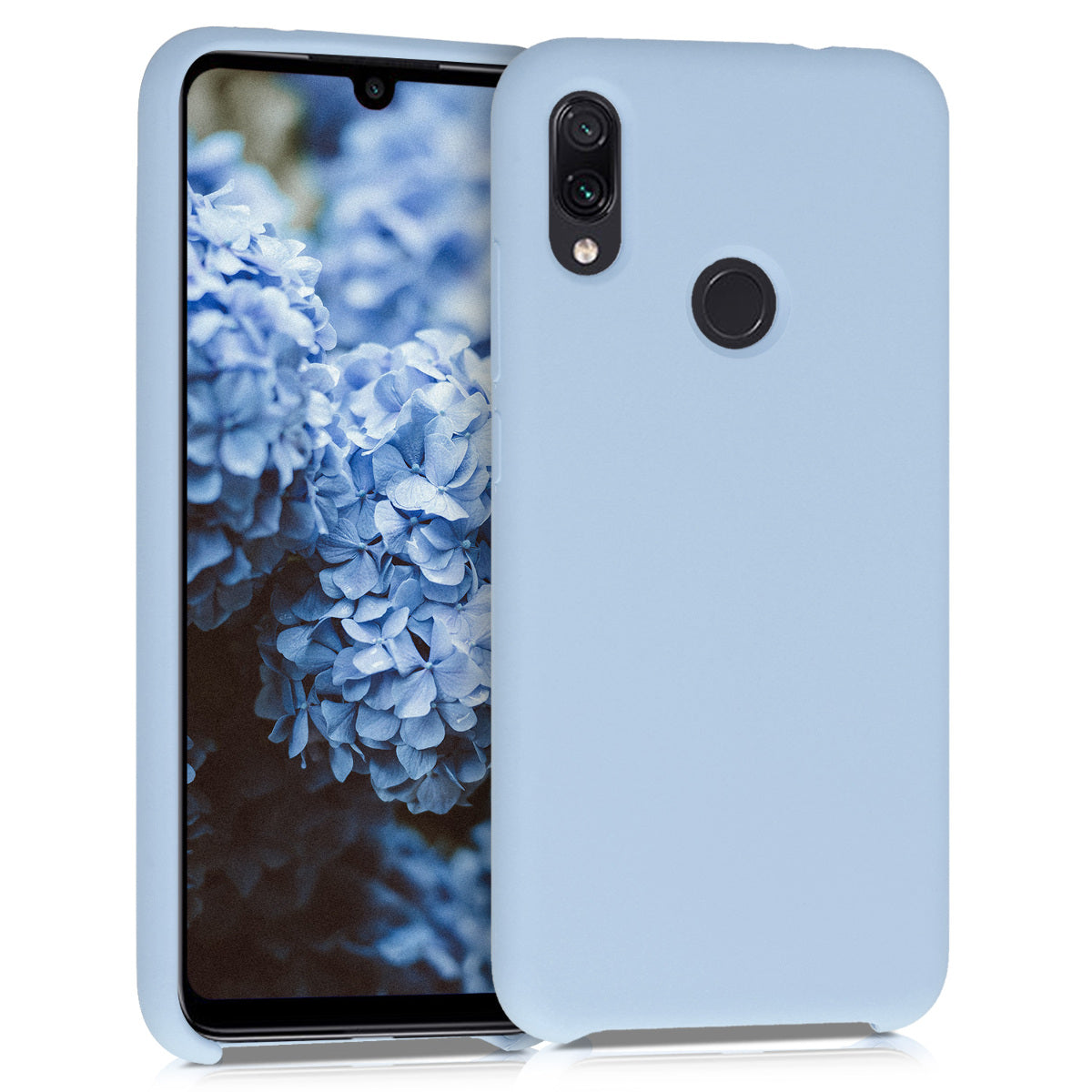 kwmobile Phone Case for Xiaomi Redmi Note 7 / Note 7 Pro - Silicone Case - Wireless Charging - Protective Cover