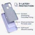 kwmobile Phone Case for Xiaomi Redmi Note 7 / Note 7 Pro - Silicone Case - Wireless Charging - Protective Cover