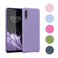 kwmobile Hülle kompatibel mit Samsung Galaxy A50 Hülle - Silikon Handy Case - Handyhülle weiche Oberfläche - kabelloses Laden - Cool Glacier Cool Glacier  
