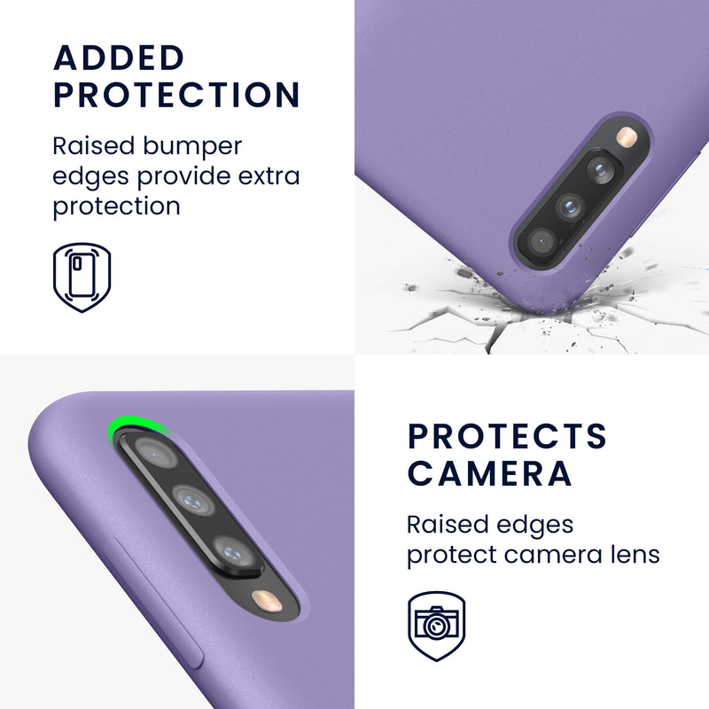 kwmobile Samsung Galaxy A50 Case - Silicone Cover - Wireless Charging - Protective Case Cover
