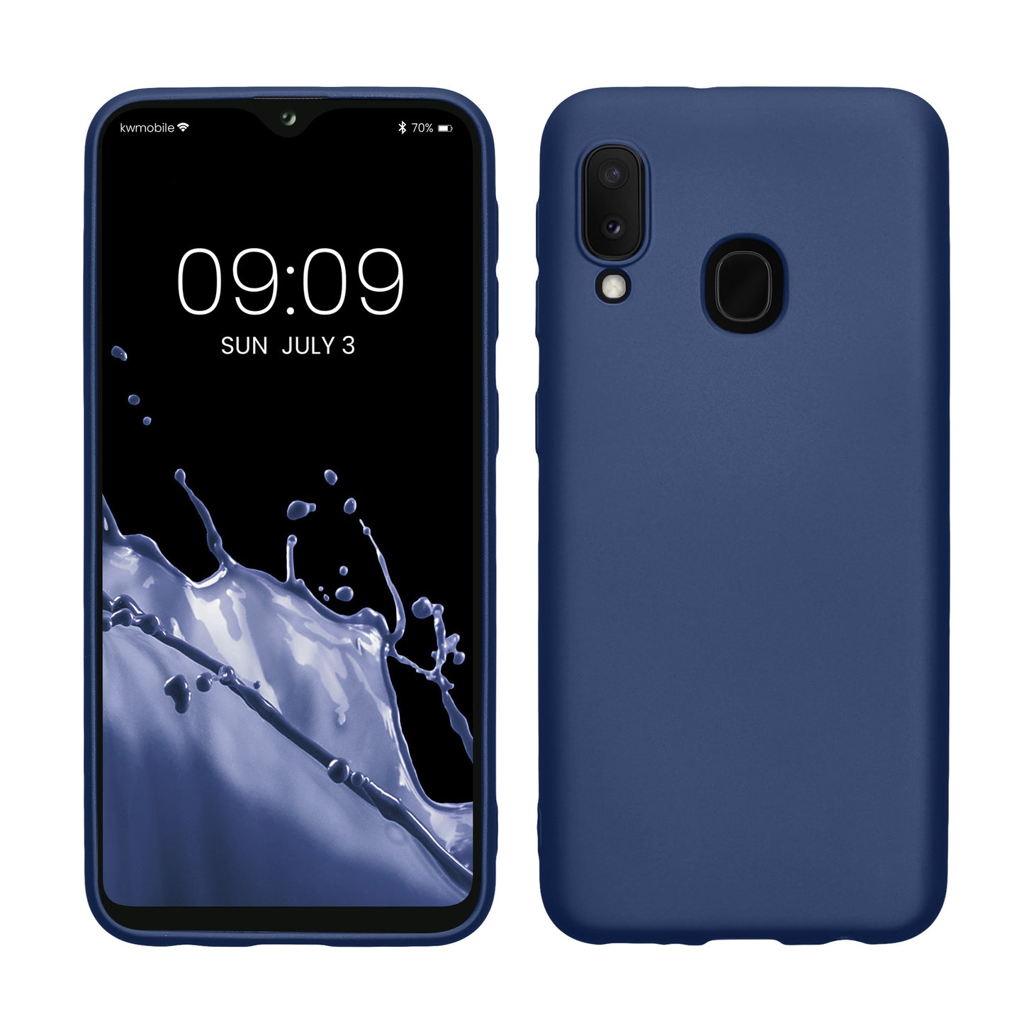 kwmobile Phone Case for Samsung Galaxy A20e Silicone Case Protective Cover