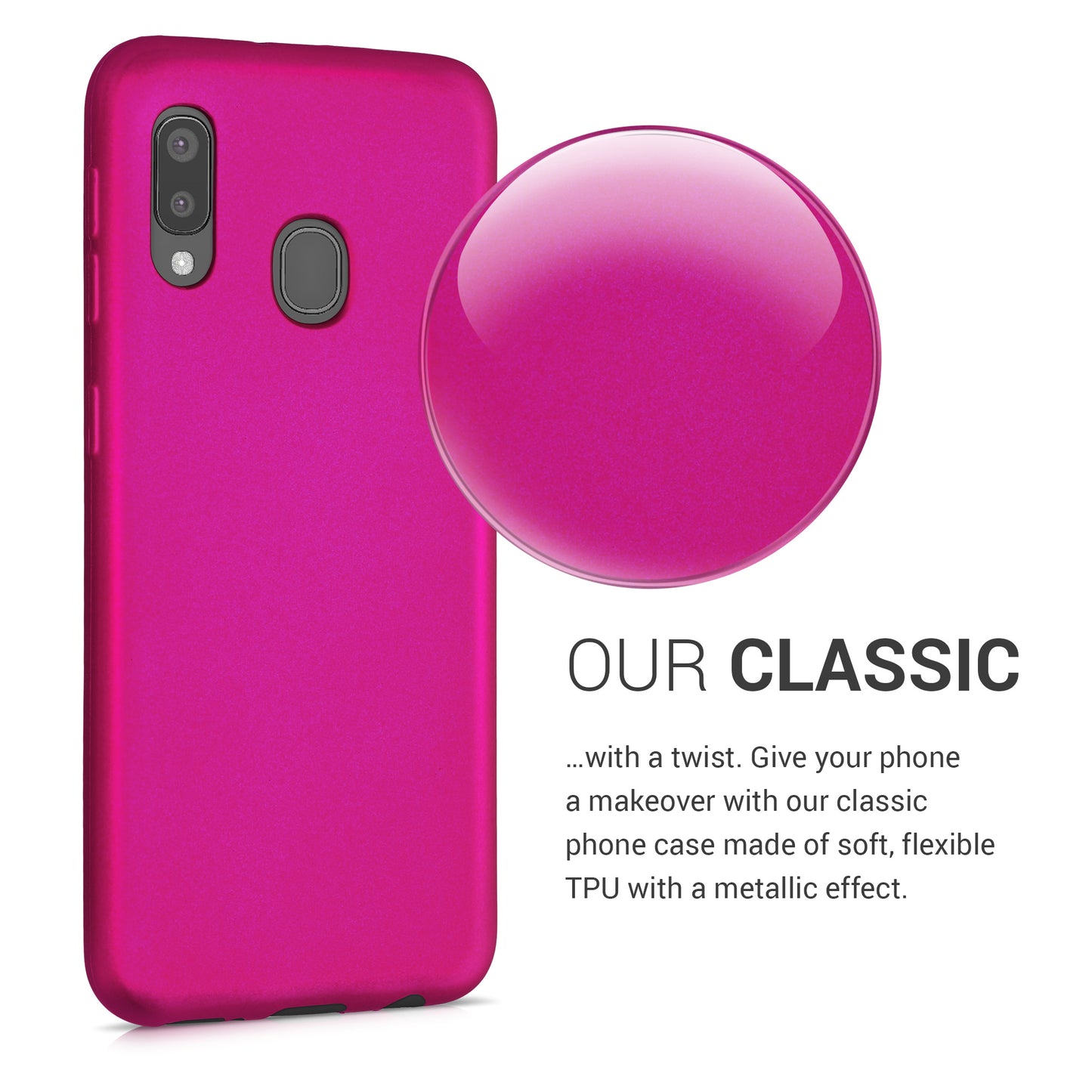 kwmobile Phone Case for Samsung Galaxy A20e Silicone Case Protective Cover