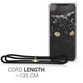 kwmobile Necklace Case compatible with Huawei Mate 20 Pro - Silicone Cover with Lanyard Strap Case