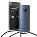 kwmobile Necklace Case compatible with Huawei Mate 20 Pro - Silicone Cover with Lanyard Strap Case