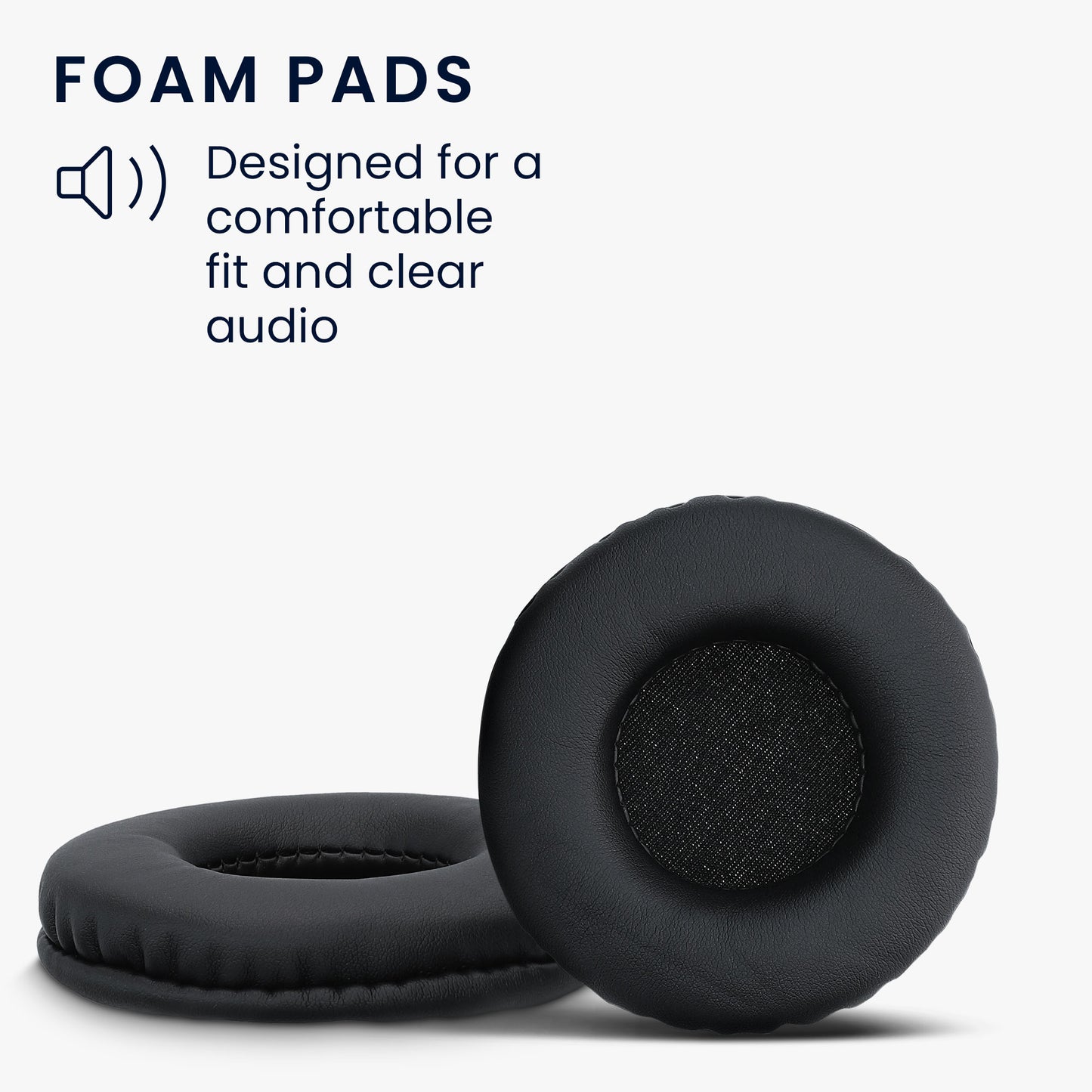 kwmobile Ear Pads for Skullcandy Hesh 2.0 - Replacement Ear Pads - Headphone Spare Parts - Headphone Replacement Cushions for Over-Ear Headphones