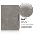 kwmobile Protective Case for Tolino Vision 1 / 2 / 3 / 4 HD Cover - eReader Case Made of Faux Leather with Auto Sleep Function - Compass Vintage