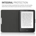 kwmobile Protective Case for Tolino Vision 1 / 2 / 3 / 4 HD Cover - eReader Case Made of Faux Leather with Auto Sleep Function - Compass Vintage