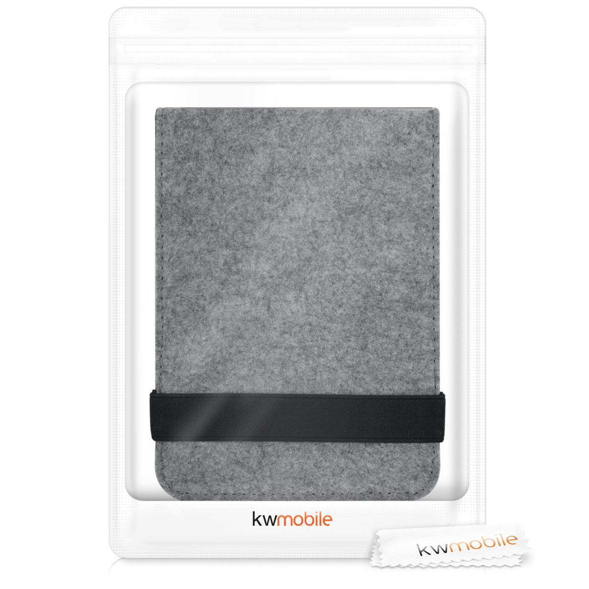 kwmobile Case Compatible with Tolino Vision 1 / 2 / 3 / 4 HD - Loop Stand - e-Reader Protective Cover