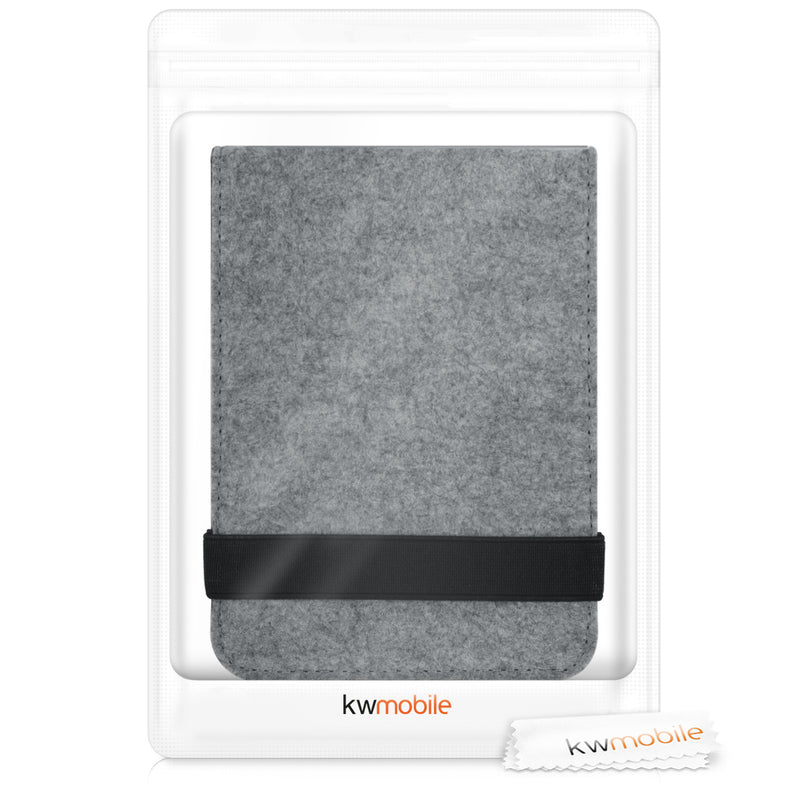 kwmobile Case Compatible with Tolino Vision 1 / 2 / 3 / 4 HD - Loop Stand - e-Reader Protective Cover