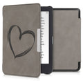 kwmobile Protective Case for Tolino Shine 3 - eReader Cover Made of Faux Leather with Auto Sleep Function