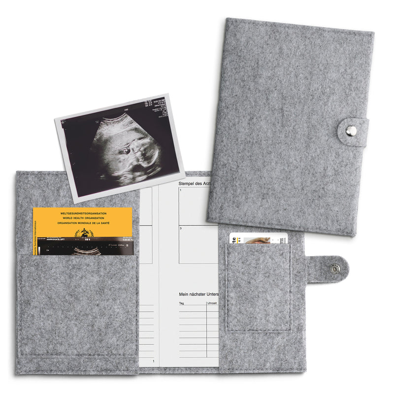 kwmobile Maternity Pass Holder - Cover for German Maternity Pass with Extra Compartments - Cover