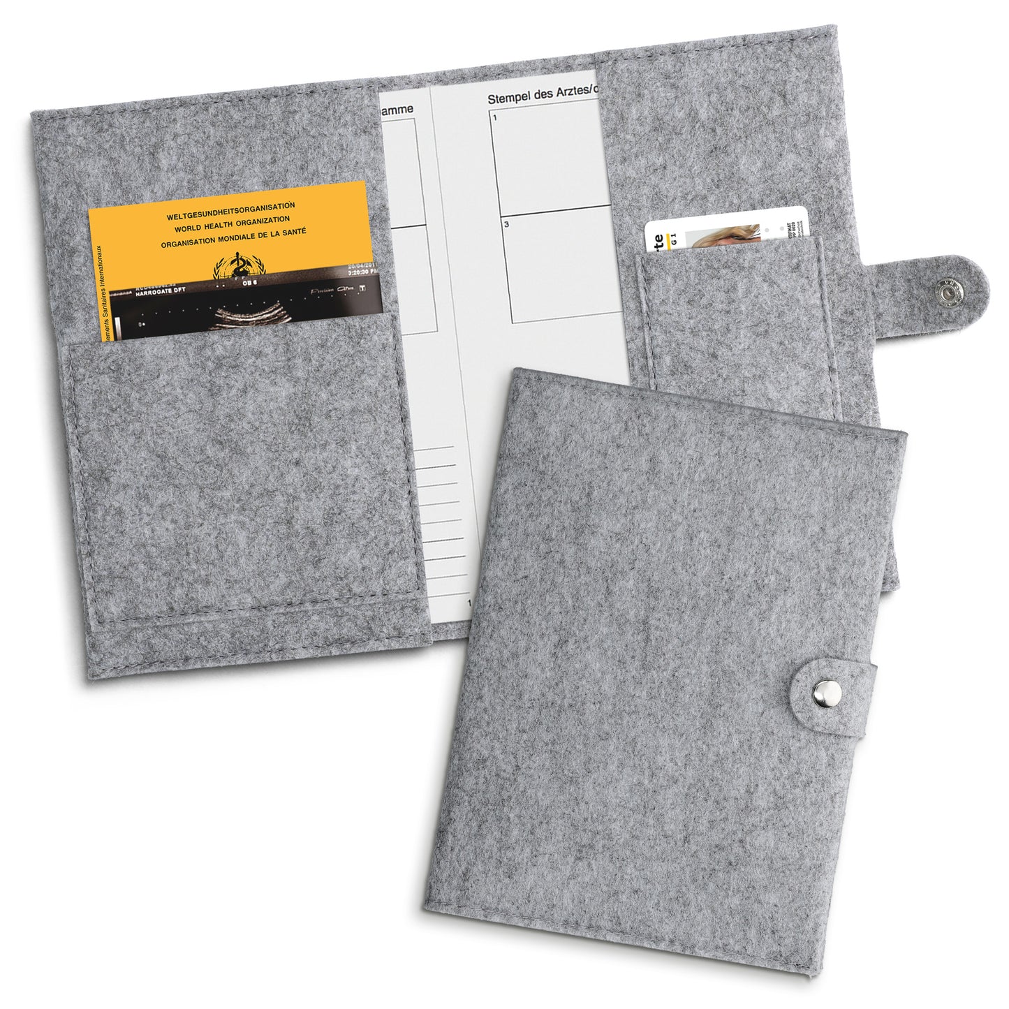 kwmobile Maternity Pass Holder - Cover for German Maternity Pass with Extra Compartments - Cover