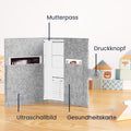 kwmobile Maternity Pass Holder - Cover for German Maternity Pass with Extra Compartments - Cover