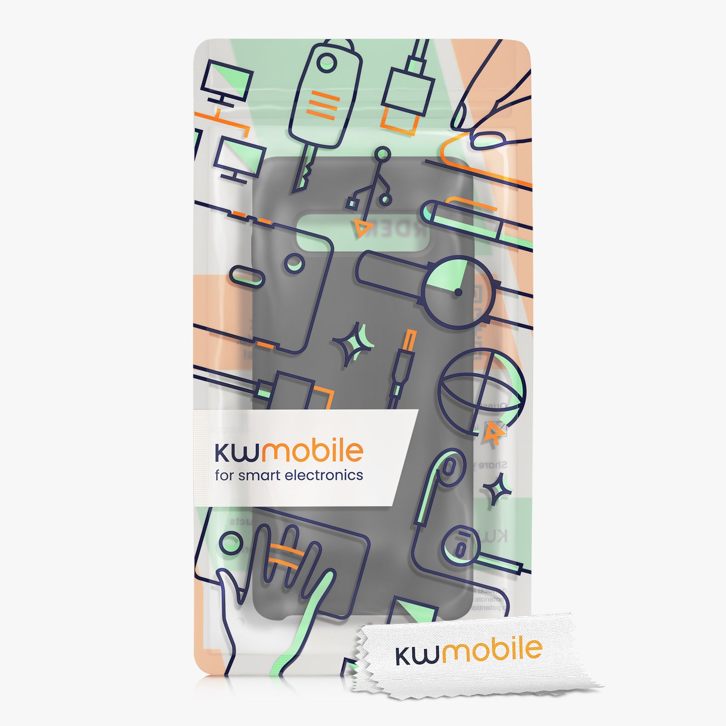 kwmobile Phone Case for Samsung Galaxy S10 Plus / S10+ - Silicone Cover - Wireless Charging - Protective Case