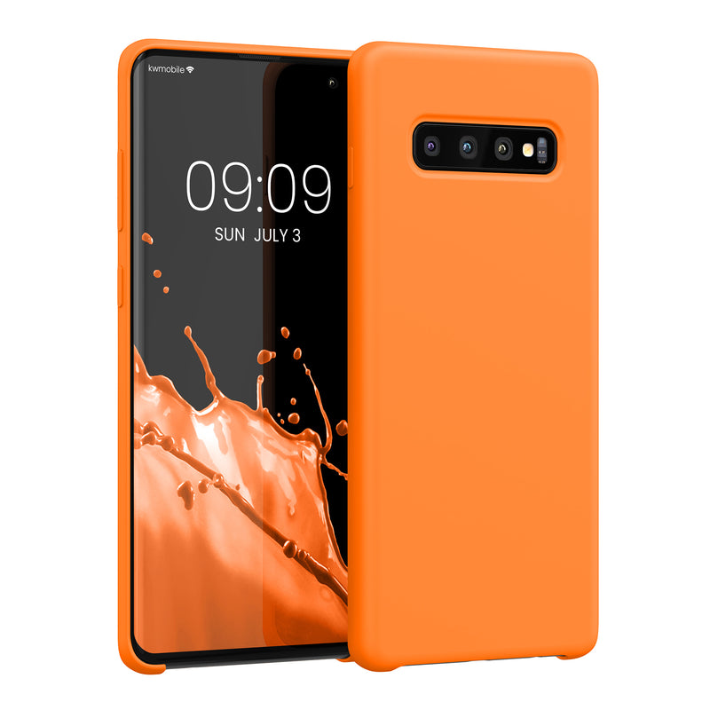 kwmobile Phone Case for Samsung Galaxy S10 Plus / S10+ - Silicone Cover - Wireless Charging - Protective Case