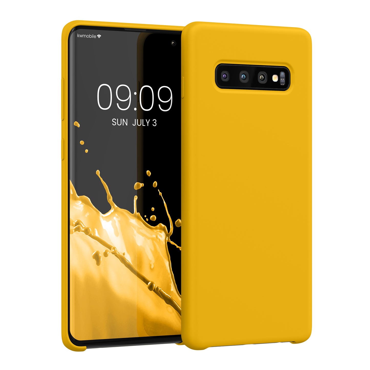kwmobile Phone Case for Samsung Galaxy S10 Plus / S10+ - Silicone Cover - Wireless Charging - Protective Case