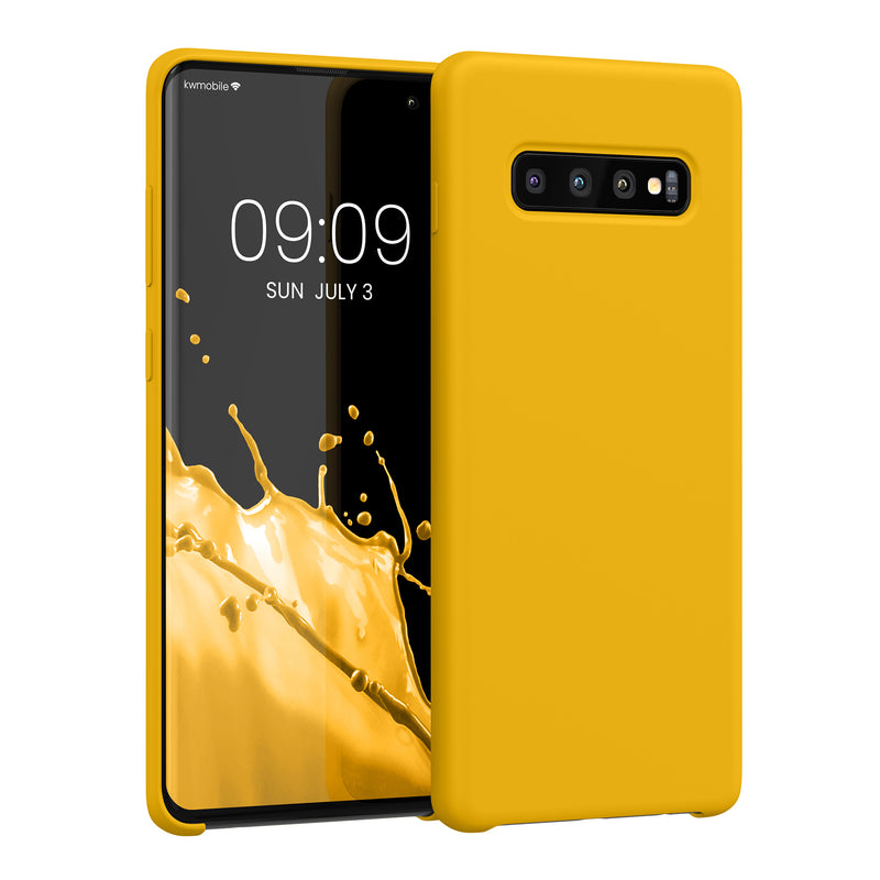 kwmobile Phone Case for Samsung Galaxy S10 Plus / S10+ - Silicone Cover - Wireless Charging - Protective Case