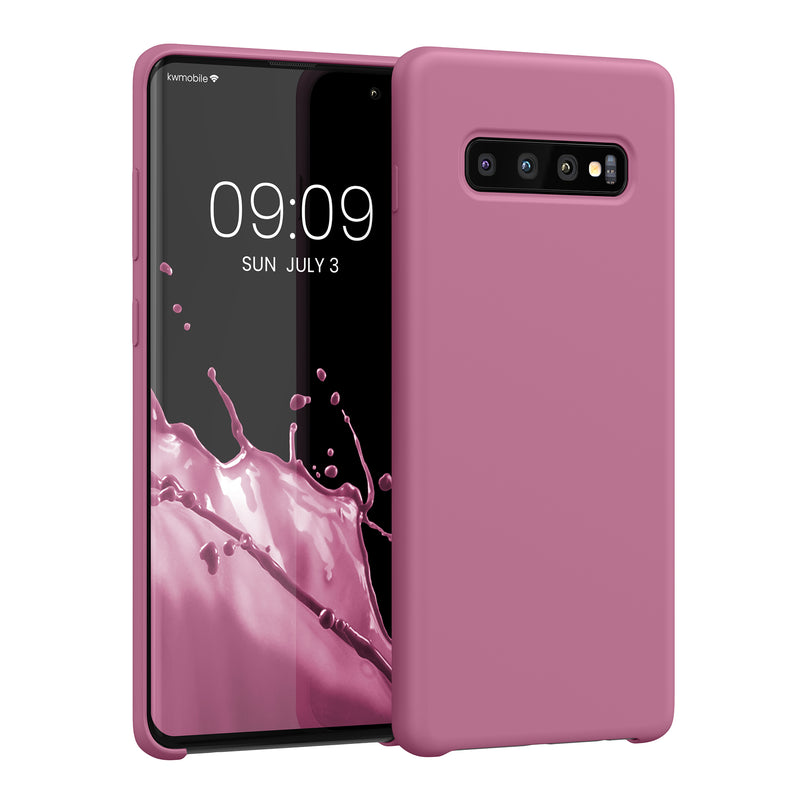kwmobile Phone Case for Samsung Galaxy S10 Plus / S10+ - Silicone Cover - Wireless Charging - Protective Case