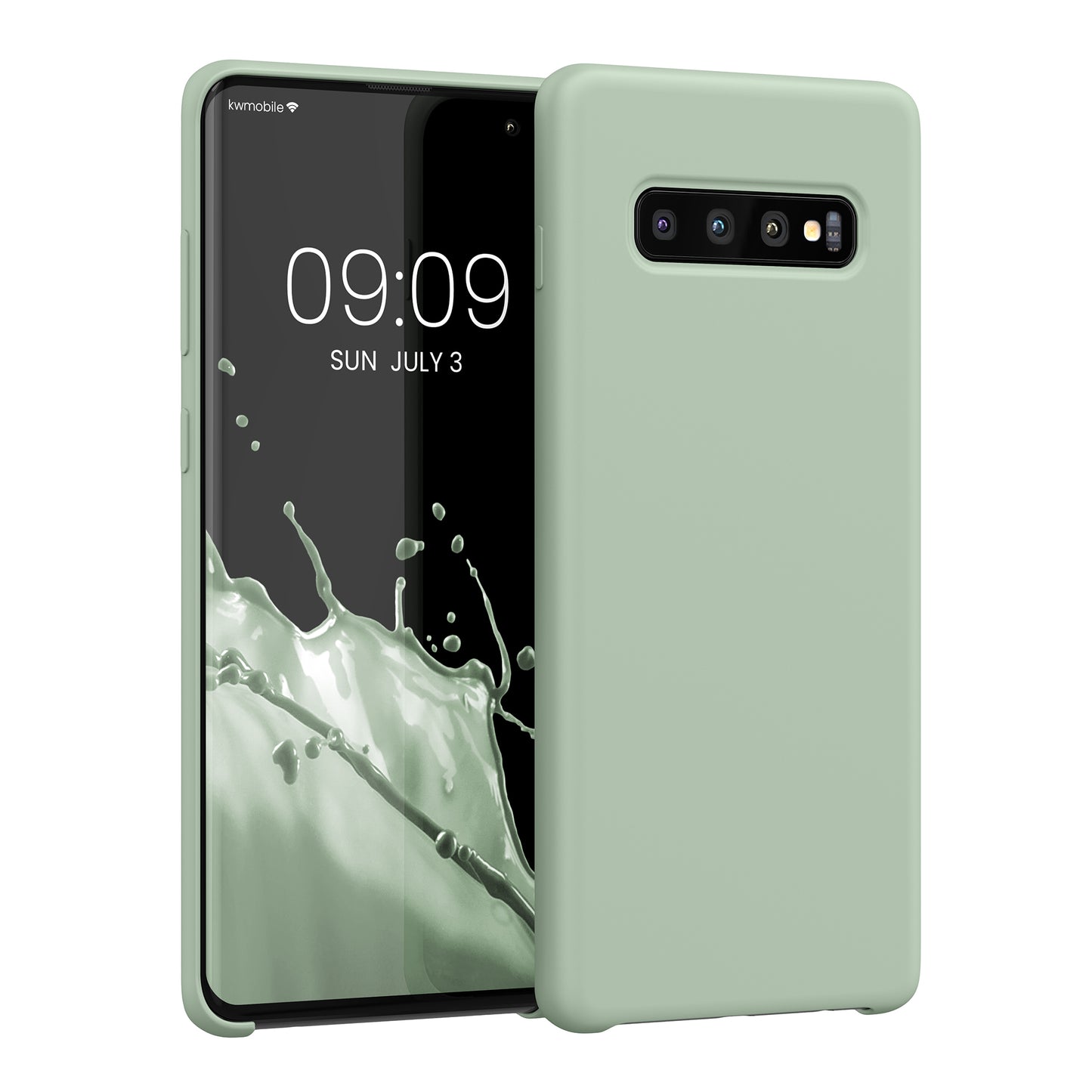 kwmobile Phone Case for Samsung Galaxy S10 Plus / S10+ - Silicone Cover - Wireless Charging - Protective Case