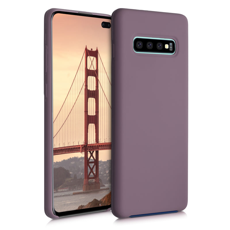 kwmobile Phone Case for Samsung Galaxy S10 Plus / S10+ - Silicone Cover - Wireless Charging - Protective Case