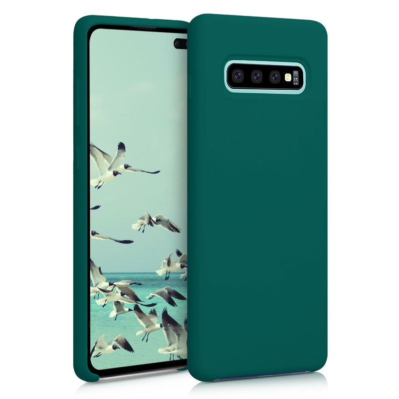 kwmobile Phone Case for Samsung Galaxy S10 Plus / S10+ - Silicone Cover - Wireless Charging - Protective Case