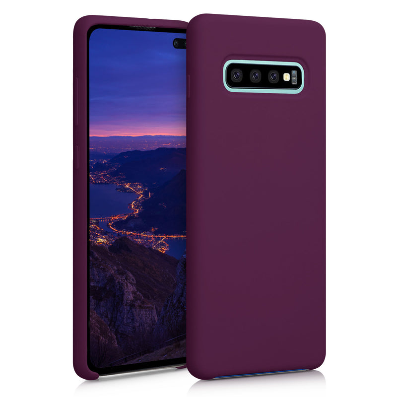 kwmobile Phone Case for Samsung Galaxy S10 Plus / S10+ - Silicone Cover - Wireless Charging - Protective Case