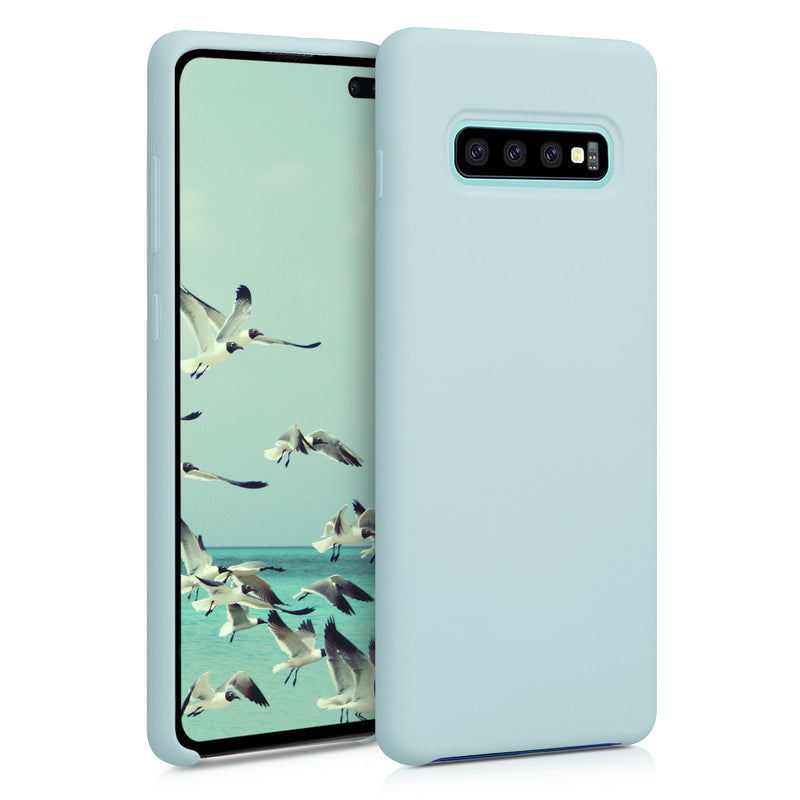 kwmobile Phone Case for Samsung Galaxy S10 Plus / S10+ - Silicone Cover - Wireless Charging - Protective Case