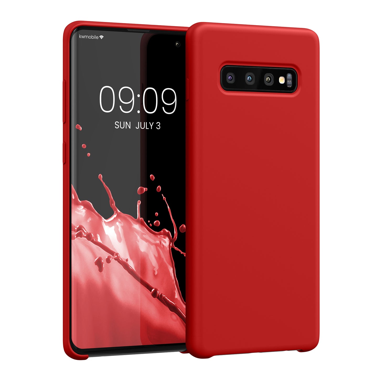 kwmobile Phone Case for Samsung Galaxy S10 Plus / S10+ - Silicone Cover - Wireless Charging - Protective Case