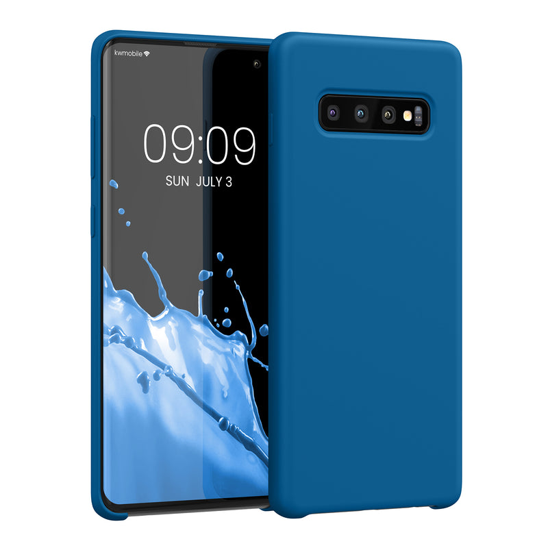kwmobile Phone Case for Samsung Galaxy S10 Plus / S10+ - Silicone Cover - Wireless Charging - Protective Case