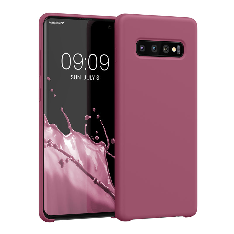 kwmobile Phone Case for Samsung Galaxy S10 Plus / S10+ - Silicone Cover - Wireless Charging - Protective Case