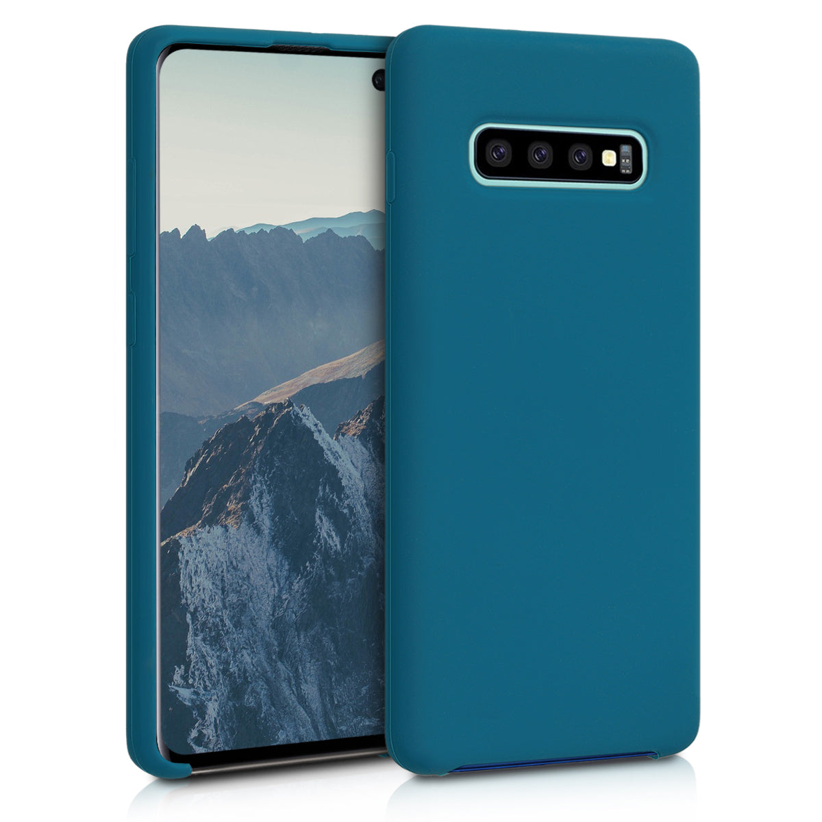 kwmobile Phone Case for Samsung Galaxy S10 Plus / S10+ - Silicone Cover - Wireless Charging - Protective Case