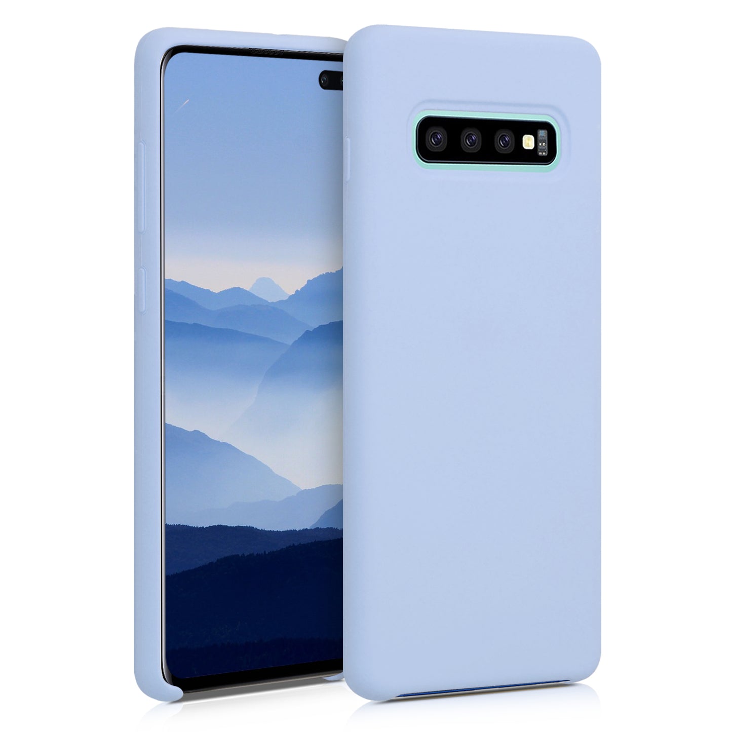 kwmobile Phone Case for Samsung Galaxy S10 Plus / S10+ - Silicone Cover - Wireless Charging - Protective Case