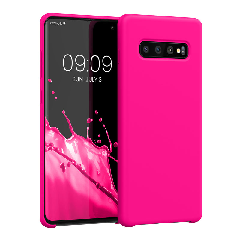 kwmobile Phone Case for Samsung Galaxy S10 Plus / S10+ - Silicone Cover - Wireless Charging - Protective Case