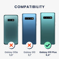 kwmobile Phone Case for Samsung Galaxy S10 Plus / S10+ - Silicone Cover - Wireless Charging - Protective Case