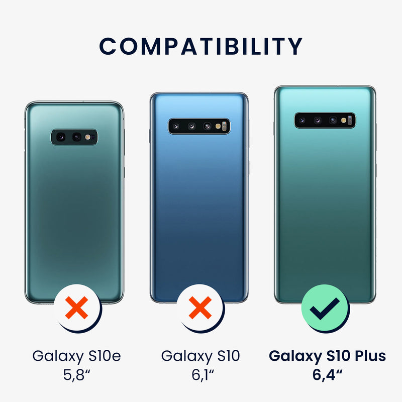 kwmobile Phone Case for Samsung Galaxy S10 Plus / S10+ - Silicone Cover - Wireless Charging - Protective Case