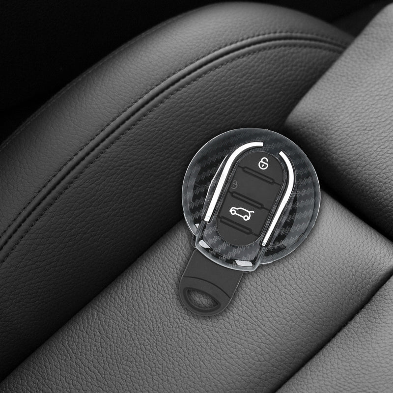 kwmobile Car Key Cover Compatible with Mini 3-Button Smart Key Car Key Hard Case Protective Cover Key Fob Cover