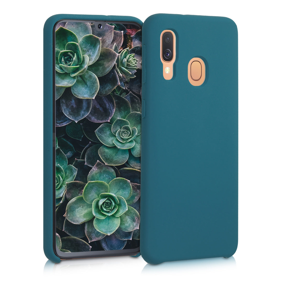 kwmobile Phone Case for Samsung Galaxy A40 - Silicone Cover - Wireless Charging - Protective Case