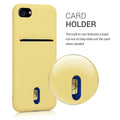kwmobile Case Compatible with Apple iPhone SE (2022) / iPhone SE (2020) / iPhone 8 / iPhone 7 - Phone Cover with Card Slot