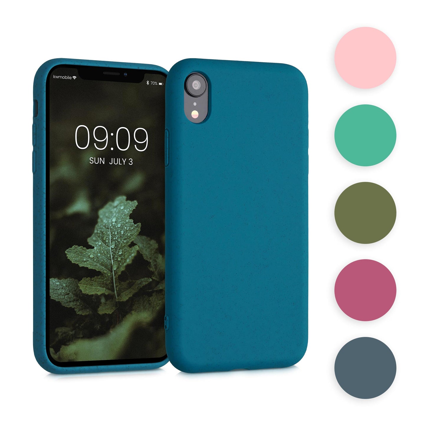 kalibri Case kompatibel mit Apple iPhone XR - Hülle Handy - Handyhülle Dunkler Schiefer Dunkler Schiefer  