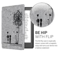 kwmobile Case Compatible with Kobo Aura H2O Edition 2 eReader Protective Cover Case Dark Grey