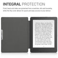 kwmobile Case Compatible with Kobo Aura H2O Edition 2 eReader Protective Cover Case Dark Grey