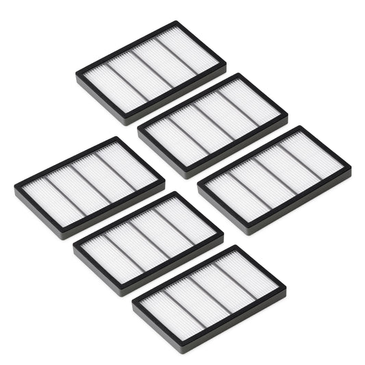 kwmobile Filter Set kompatibel mit iRobot Roomba e/i Serie - 3x Ersatzfilter Hochleistungsfilter - Staubsauger Zubehör für Modelle e5 i7 i7+ Schwarz  [dsg01]